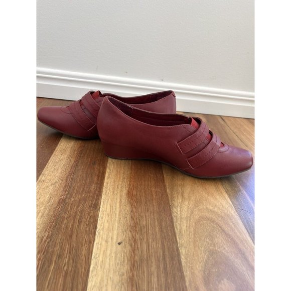 Bare traps red leather pumps size 6 in brand new condition - Picture 5 of 6